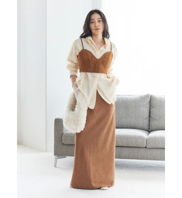 Ungrid「【展示会人気NO.1】チュールレイヤードルーズシャツ」|シャツ・ブラウス|