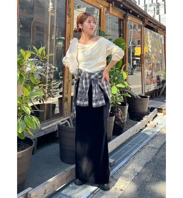 Ungrid「【展示会人気NO.1】チュールレイヤードルーズシャツ」|シャツ・ブラウス|