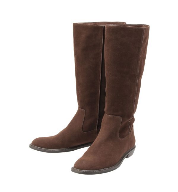 Ungrid「フェイクスウェードロングブーツ」|ロングブーツ|