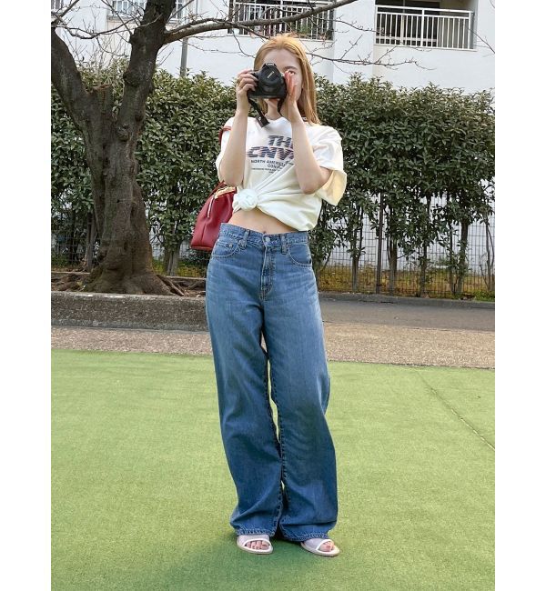 Ungrid「ライトオンスストレートデニム」|デニム|