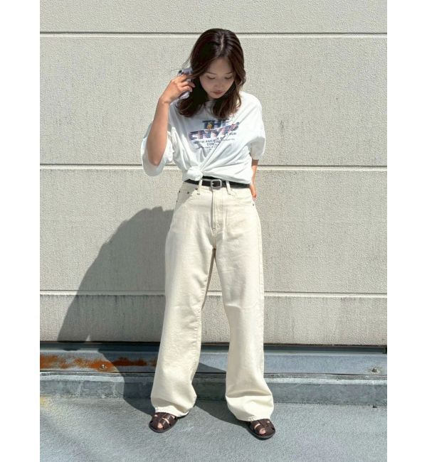 Ungrid「ライトオンスストレートデニム」|デニム|