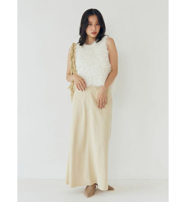 Ungrid「フェザーヤーンニットベスト」|ニット・セーター|