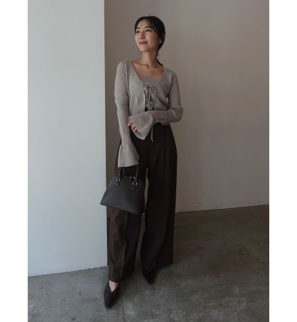 LAGUNAMOON「スパークラメリボンニットアンサンブル」|ニット・セーター|