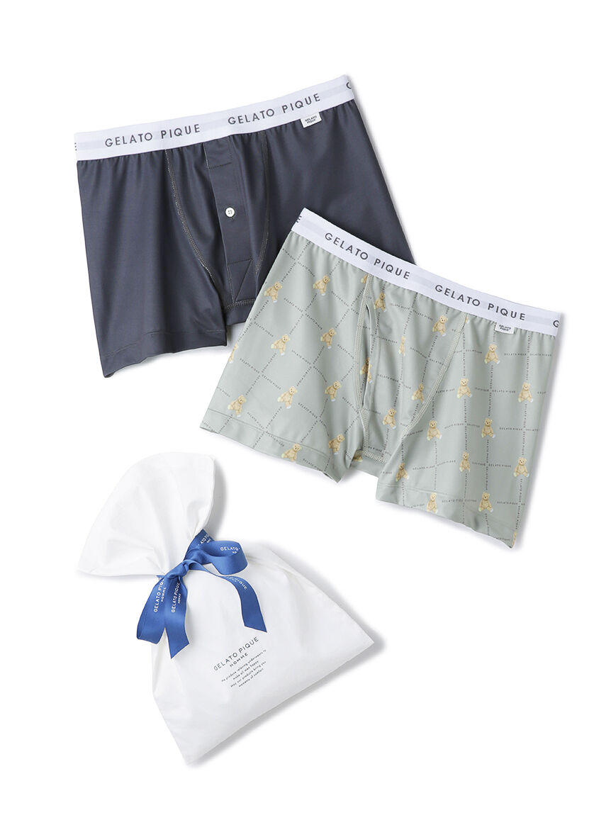 GELATO PIQUE HOMME「【ONLINE限定】【HOMME】ボクサーパンツ2枚SET」|インナー|GRN