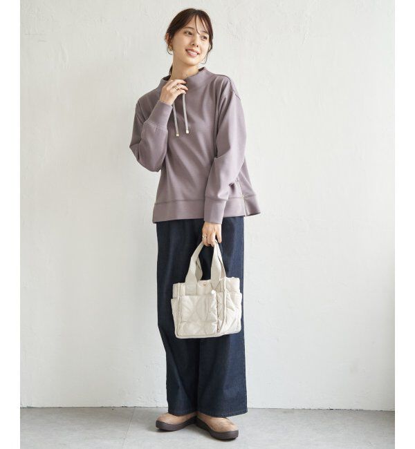 ikka「GOKU楽鹿の子ダンボールプルオーバー」|パーカー|