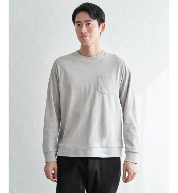 ikka「【雑誌MonoMax4月号掲載】DRYダンボールWフェイストレロンT「小泉孝太郎さん着用モデル」」|Tシャツ・カットソー|