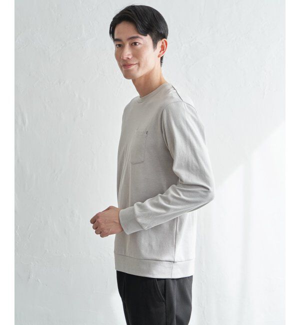 ikka「【雑誌MonoMax4月号掲載】DRYダンボールWフェイストレロンT「小泉孝太郎さん着用モデル」」|Tシャツ・カットソー|