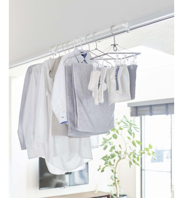 Lbc with Life「tower 室内物干しハンガーバー」|トイレタリー・ランドリーグッズ|