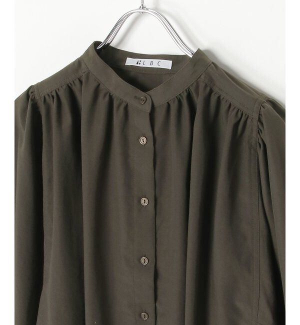 Lbc with Life「キリュウゾメバンドカラーチュニック」|シャツ・ブラウス|
