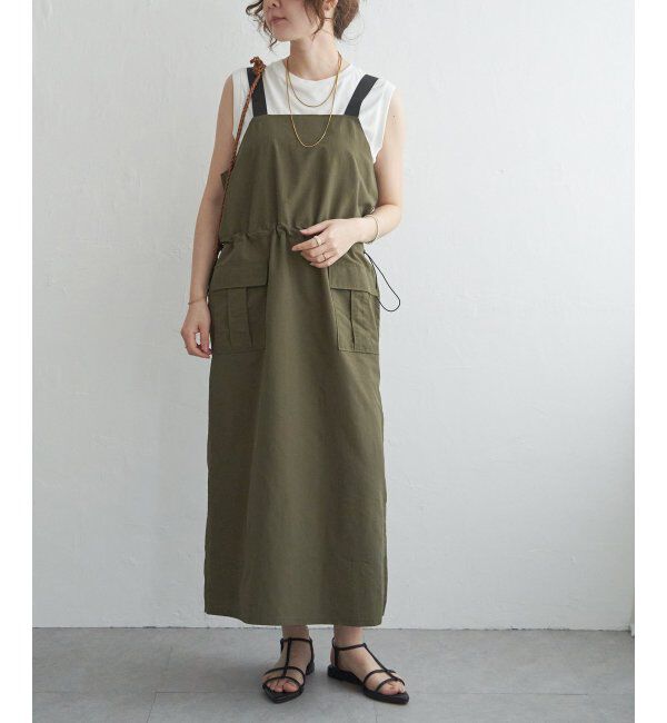 Lbc with Life「ナイロンワークジャンスカ」|ワンピース|