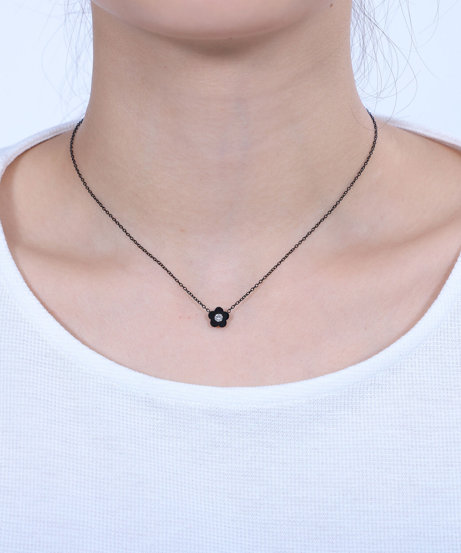 MARY QUANT「プチデイジーステンレス ネックレス」|ネックレス|