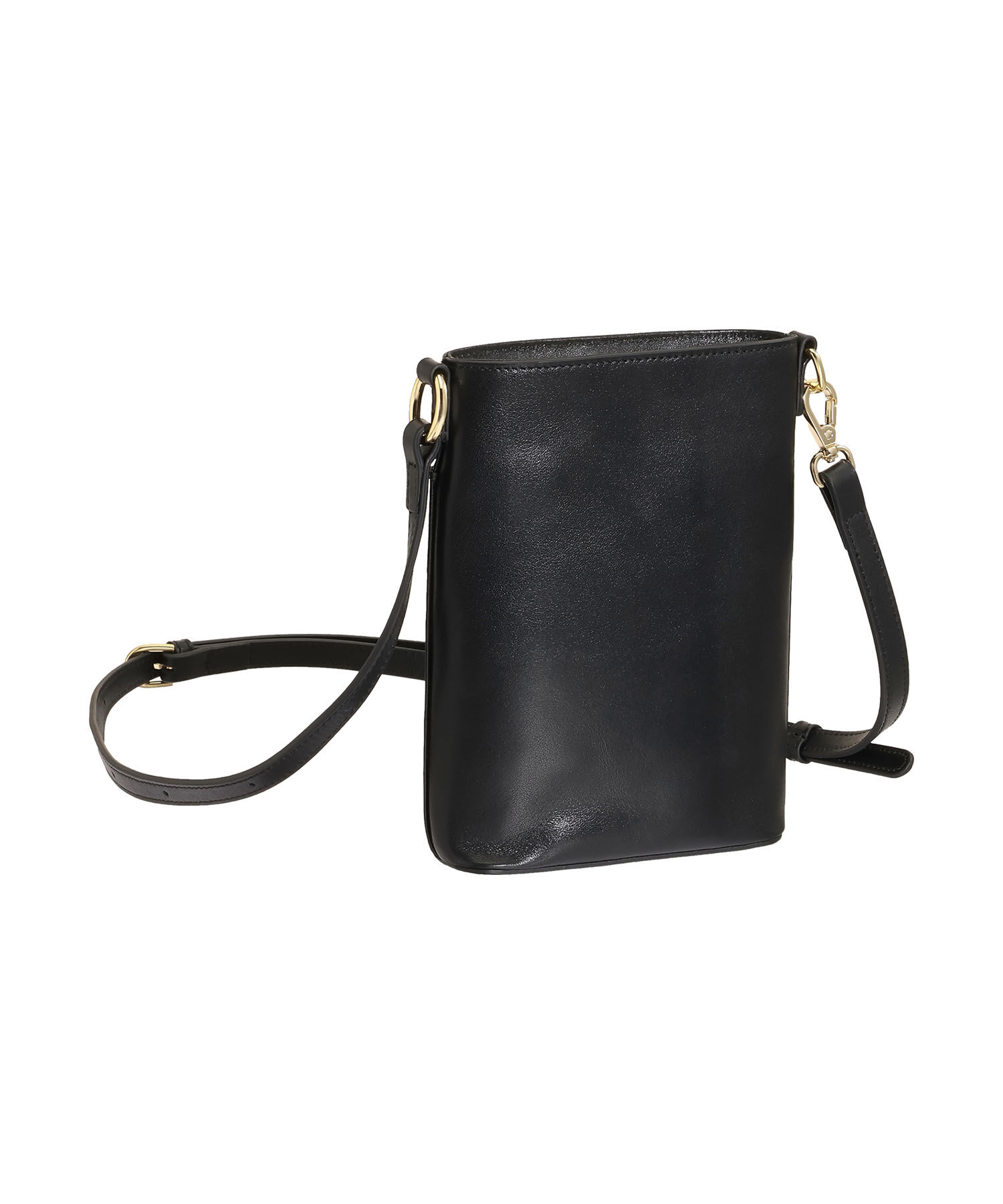 MARY QUANT「スムースレザー モバイルショルダー」|ショルダー・メッセンジャー|
