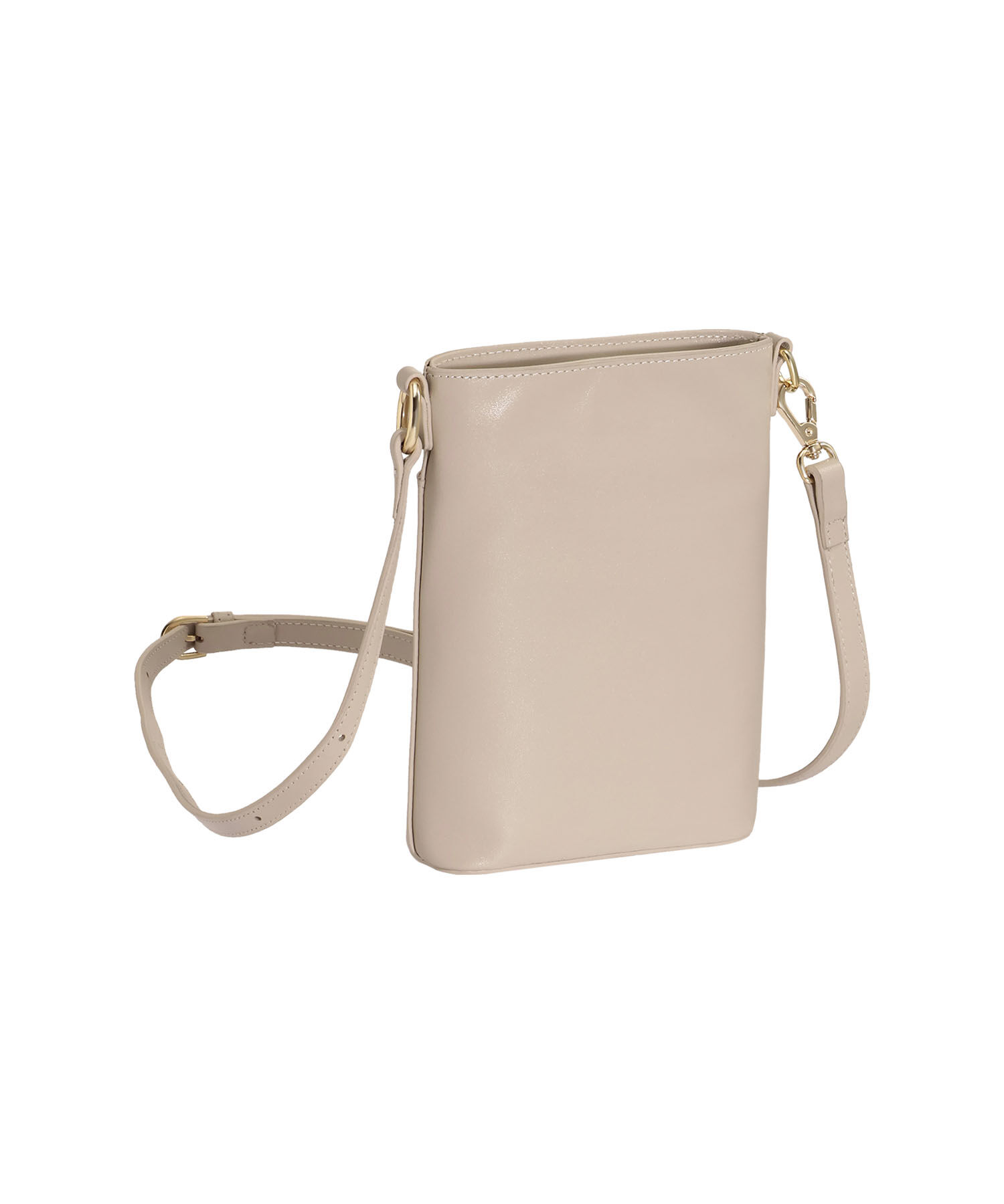 MARY QUANT「スムースレザー モバイルショルダー」|ショルダー・メッセンジャー|