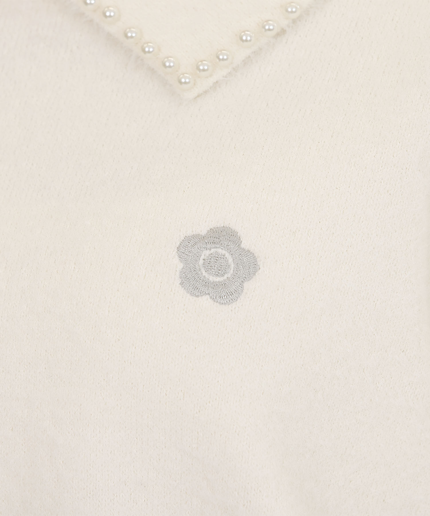 MARY QUANT「パールシャギーニット プルオーバー」|ニット・セーター|