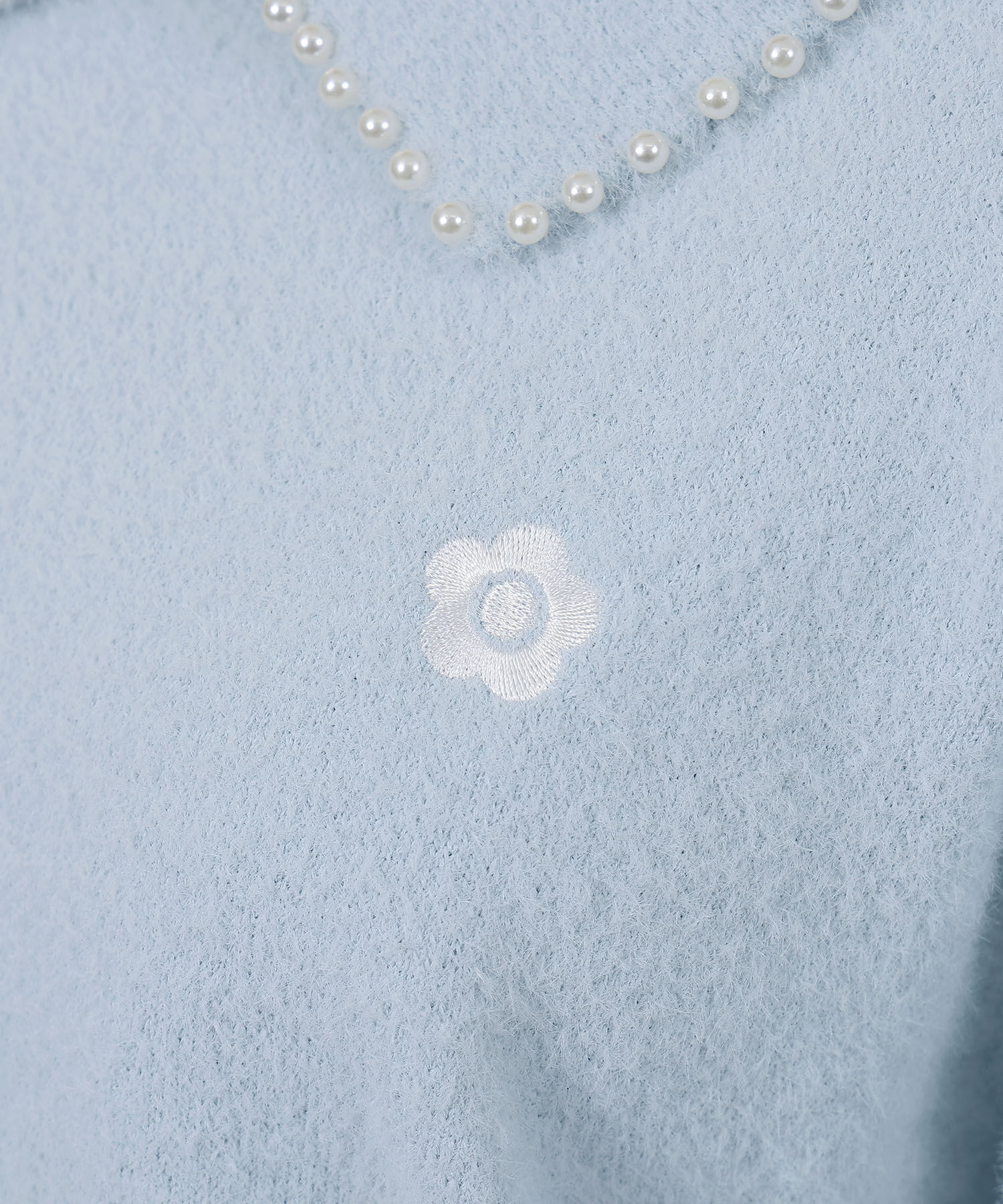 MARY QUANT「パールシャギーニット プルオーバー」|ニット・セーター|