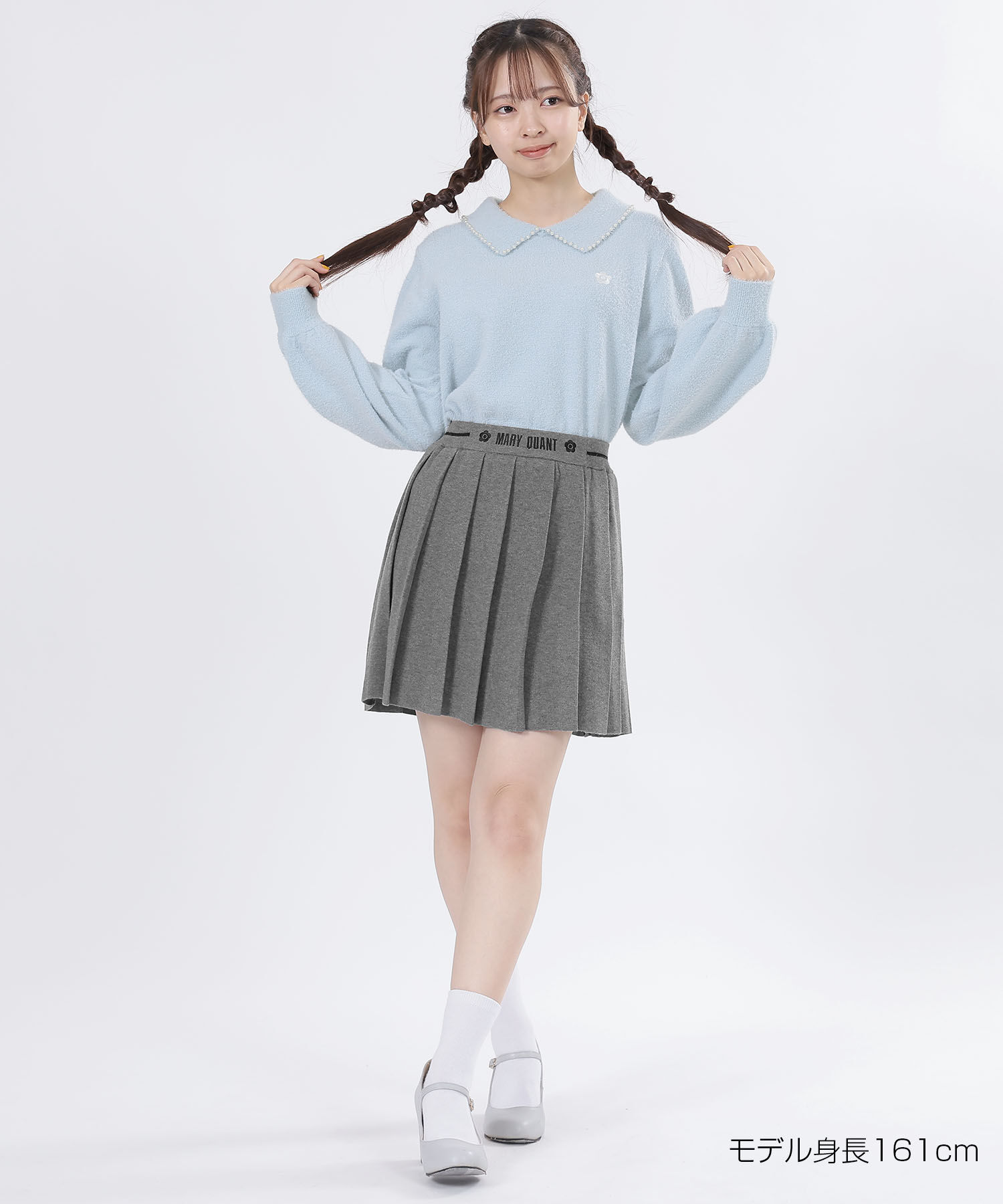 MARY QUANT「パールシャギーニット プルオーバー」|ニット・セーター|