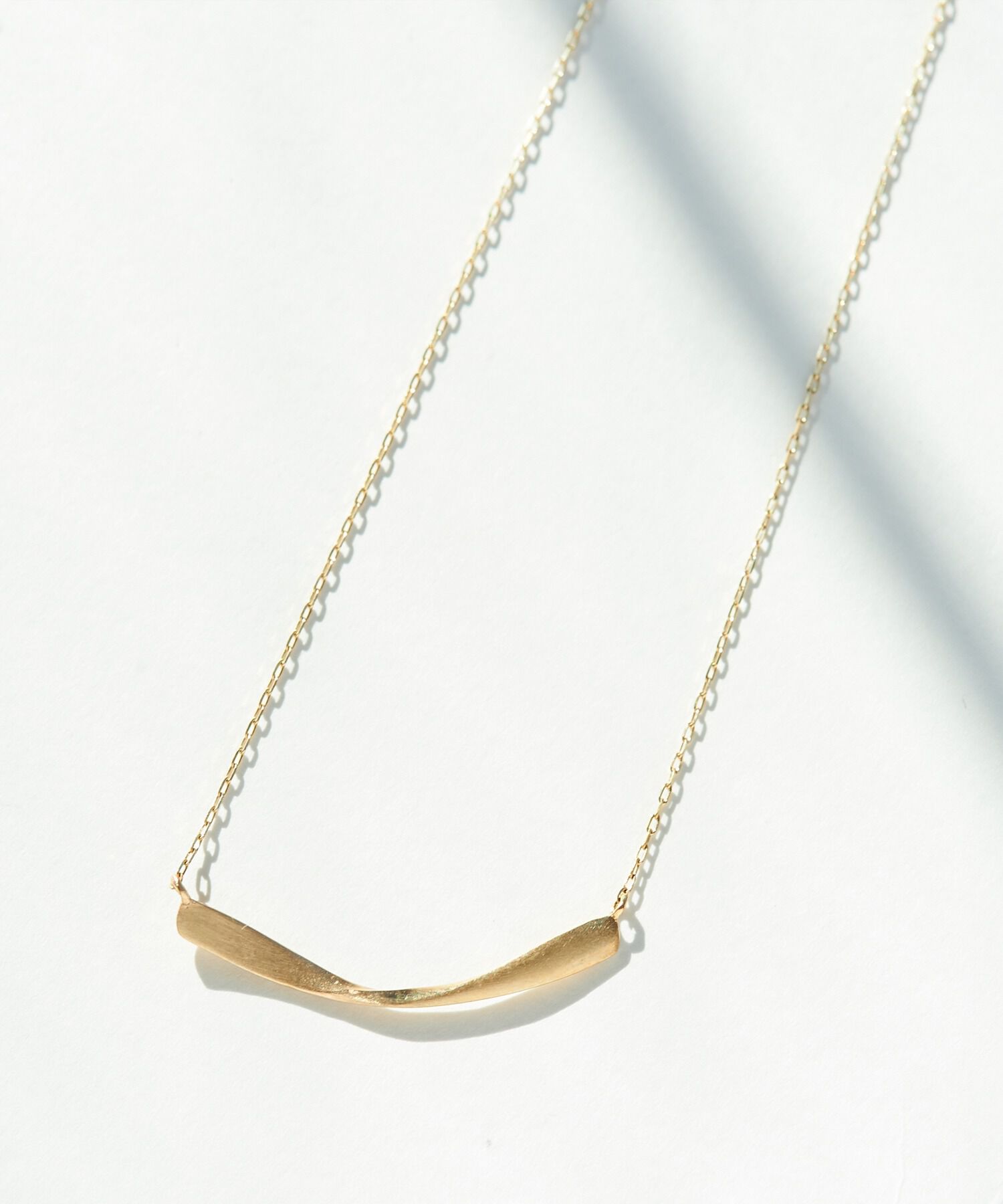 JUPITER「【K10】リボンバーネックレス」|ネックレス|