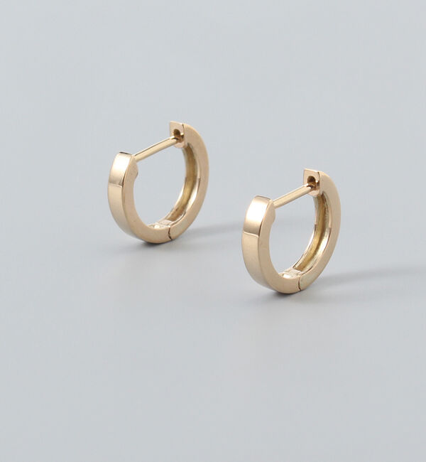 JUPITER「【シリーズ累計販売 2000点突破！】【K10】ストレートフープピアス/ユニセックス/ゴールド」|ピアス|ゴールド