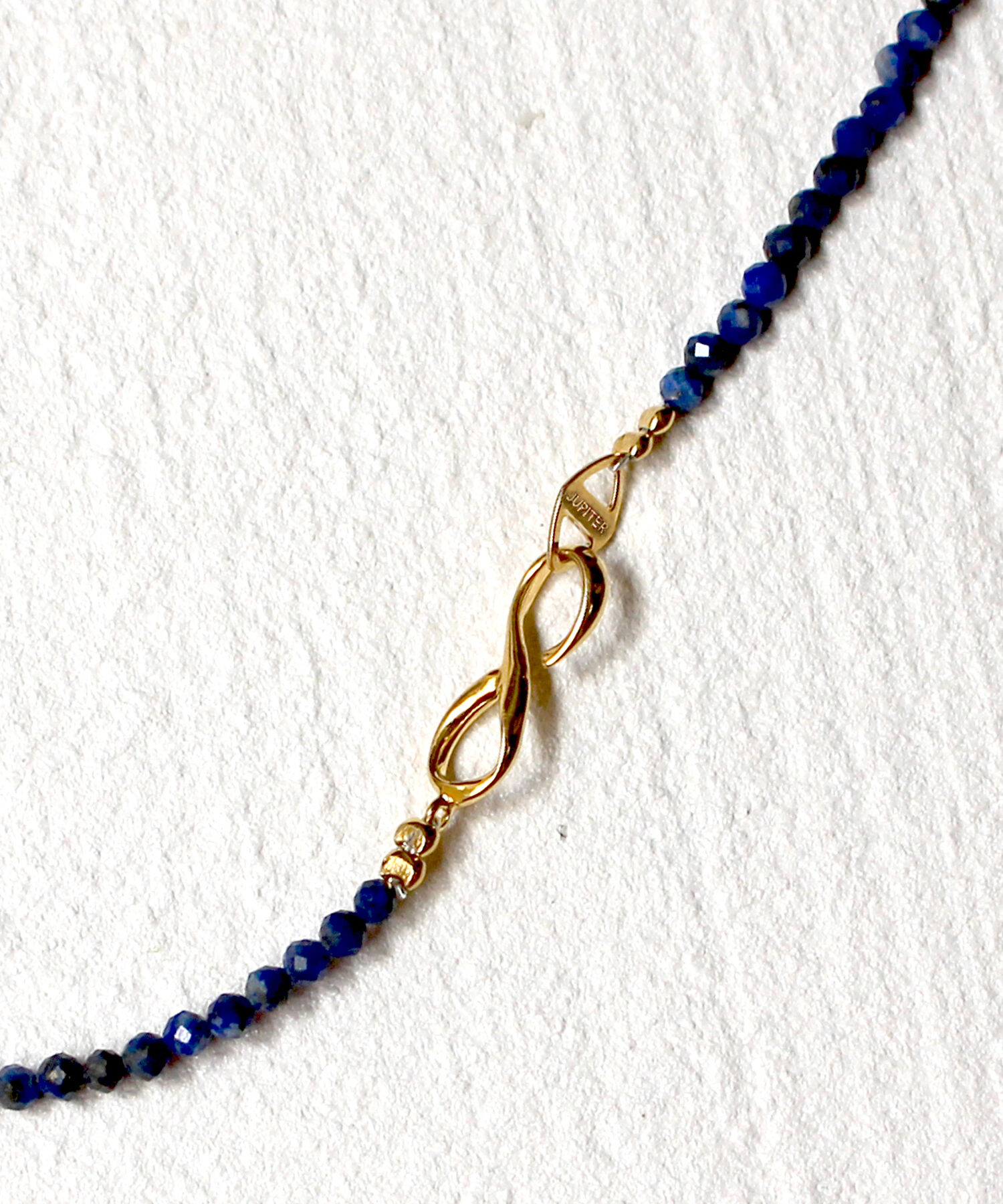 JUPITER「天然石ビーズネックレス/金属アレルギー対応/ニッケルフリー　ラピスラズリ」|ネックレス|