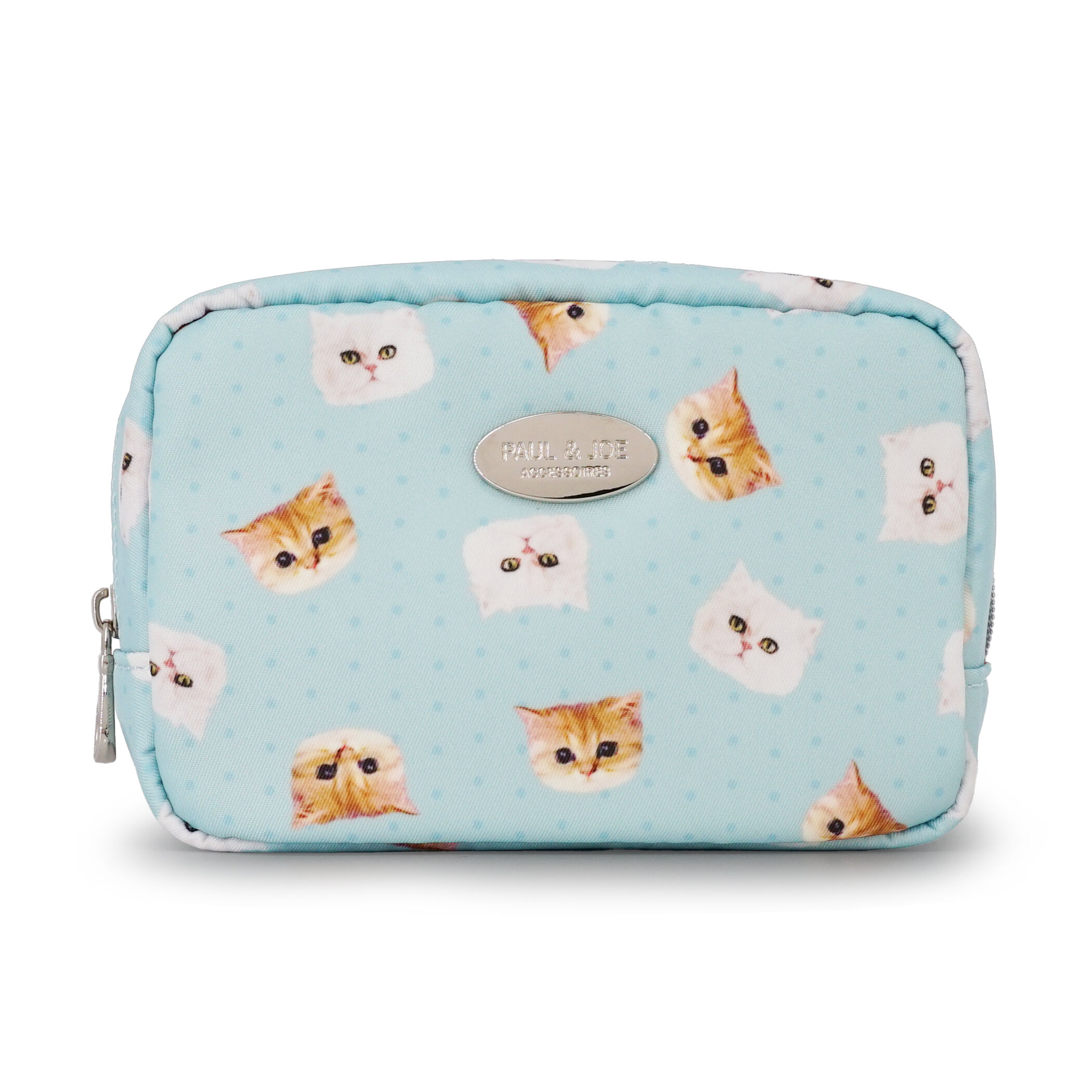 PAUL&JOE「ポーチ／ジブシー＆ヌネット総柄」|ポーチ|ブルー