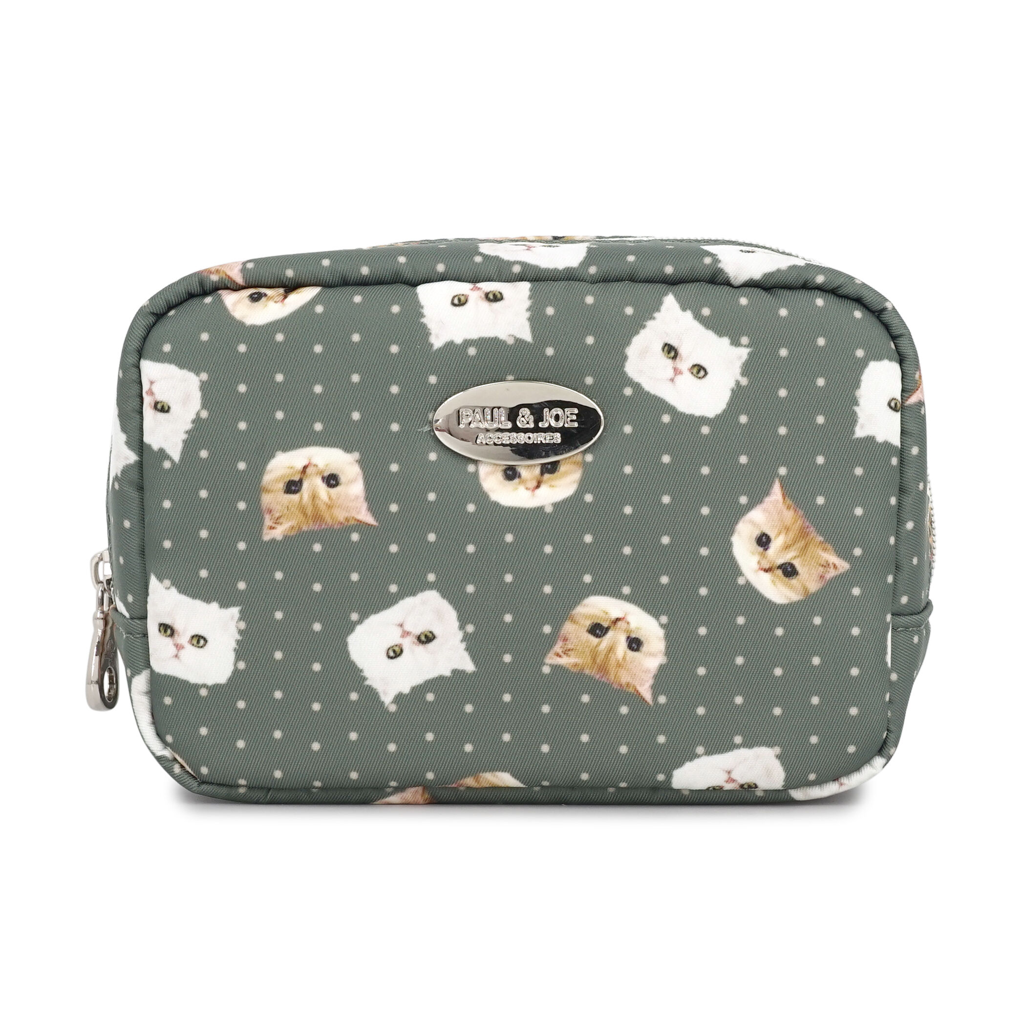 PAUL&JOE「ポーチ／ジブシー＆ヌネット総柄」|ポーチ|グレー