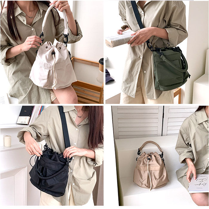 BACKYARD FAMILY「巾着バッグ ショルダー 通販 ショルダーバッグ ショルダーバック レディース 巾着ショルダーバッグ」|ショルダー・メッセンジャー|