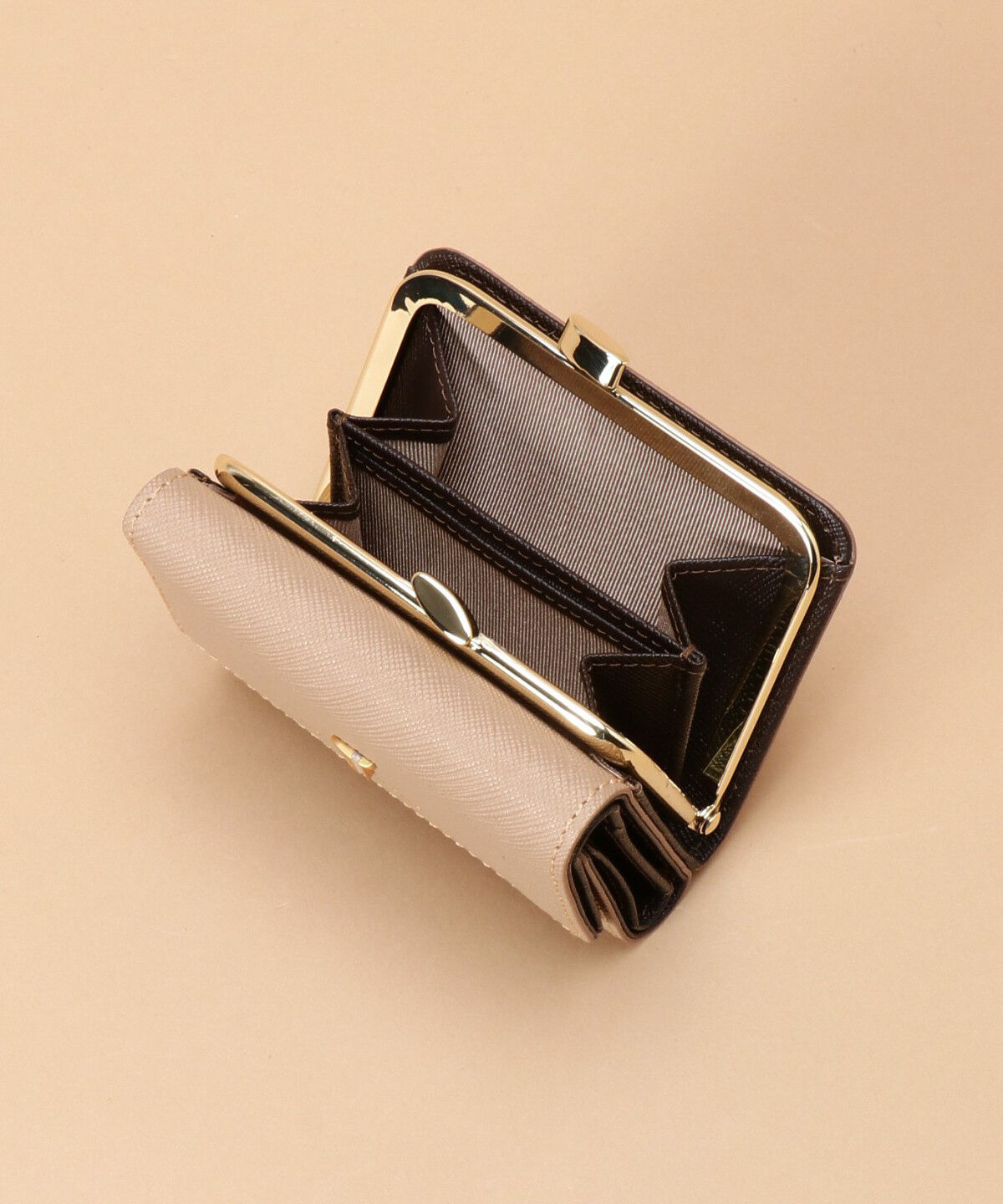 Samantha Thavasa「Pomme d'espoir ポムディスポワール バイカラー三つ折り口金財布」|財布|