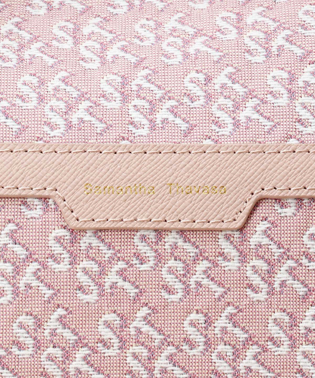 Samantha Thavasa「ST Jacquard シルエット ボストンバッグ」|ボストンバッグ|
