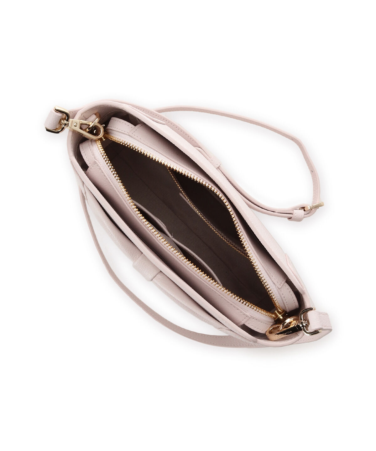 Samantha Thavasa「リボンモチーフ スプリットレザーショルダーバッグ」|ショルダー・メッセンジャー|