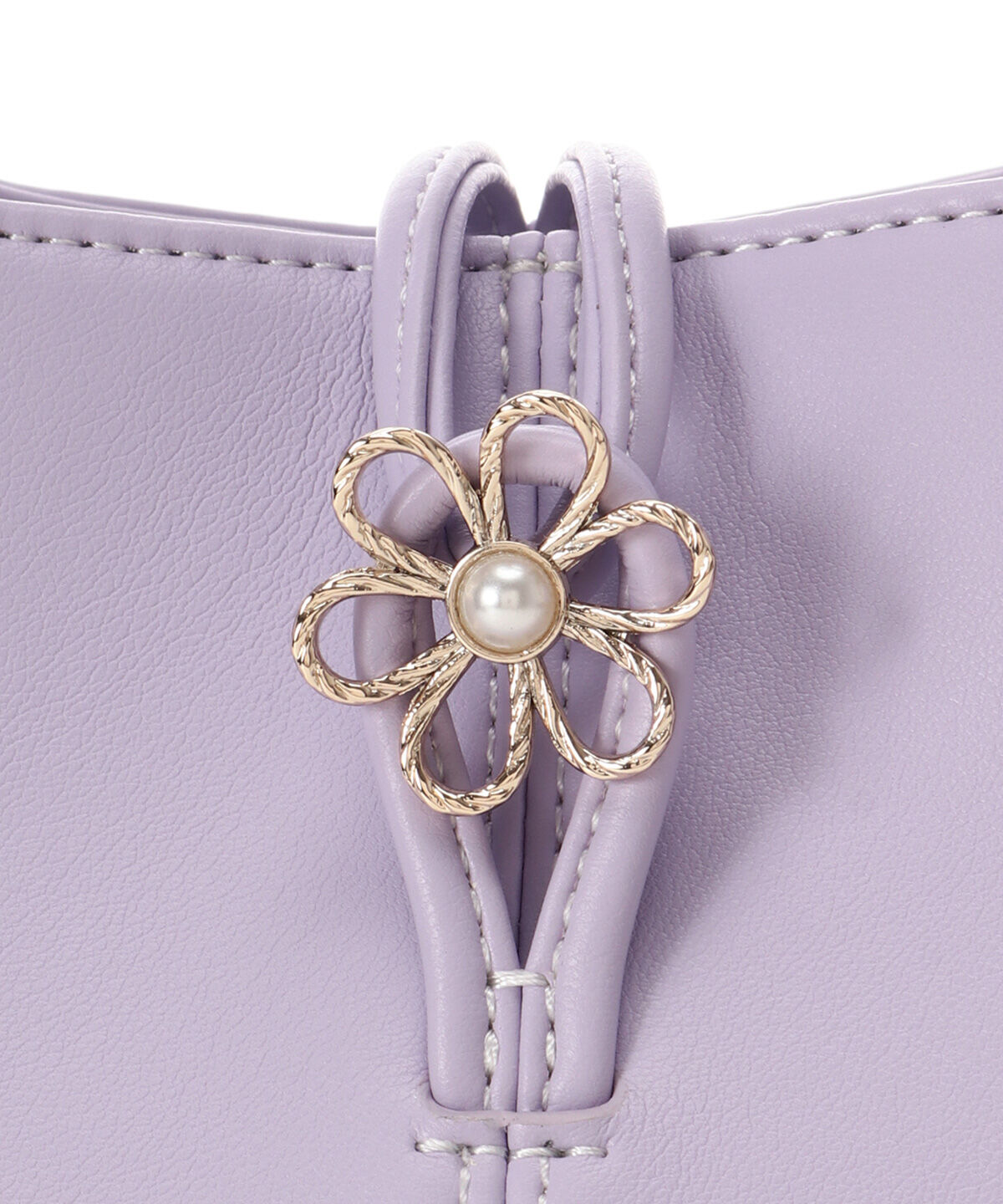 Samantha Thavasa「オリジナルフラワーモチーフ金具 ハンドバッグ」|ハンドバッグ|