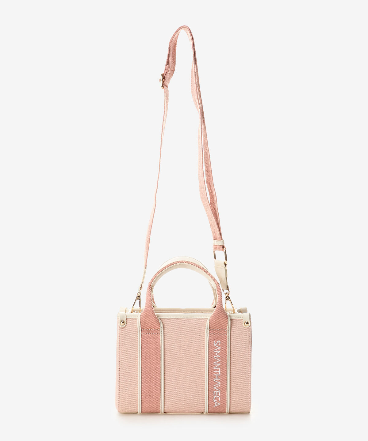 Samantha Vega「ロゴテープキャンバスショルダーバッグ（ミニ）」|ショルダー・メッセンジャー|