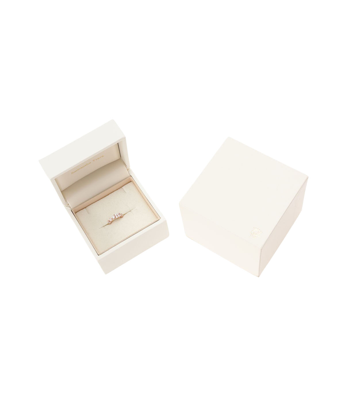 Samantha Tiara「フラワーモチーフバンド　イヤーカフ(クリア)」|イヤーカフ|