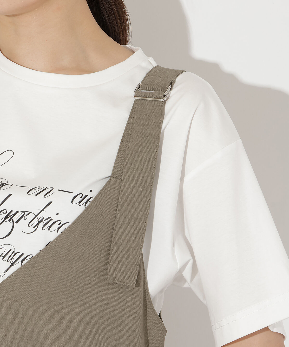 アンドクチュール「フリルギャザー切替ジャンスカ」|ワンピース|