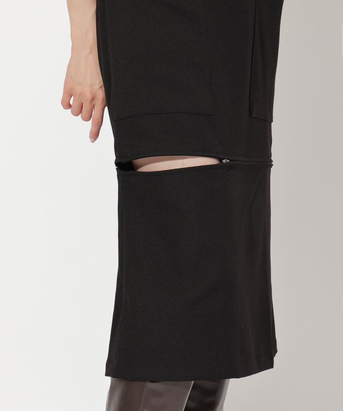 アンドクチュール「サスペ付き2wayスカート」|タイト|