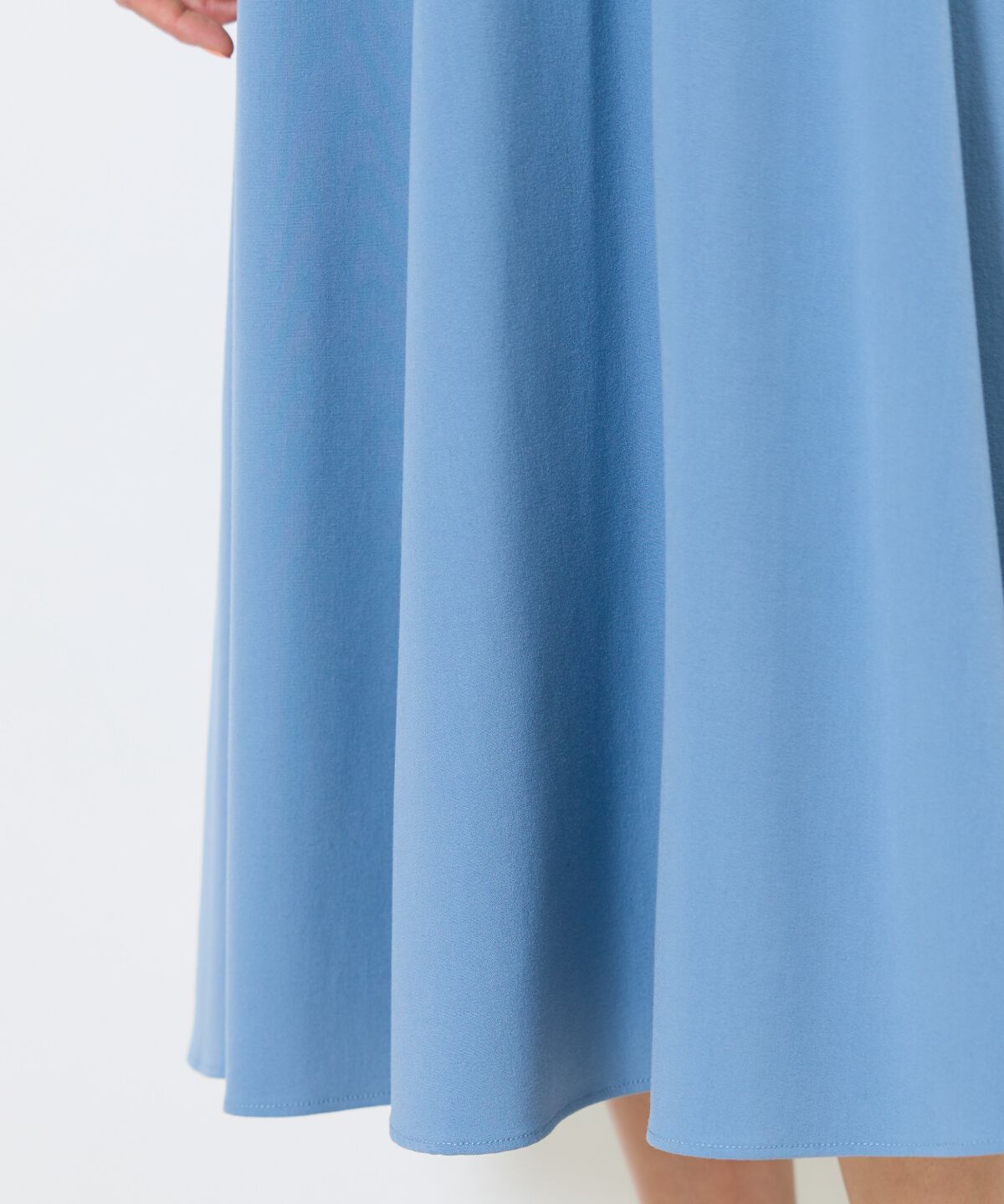 アンドクチュール「パイピングバックレースアップスカート」|フレア|