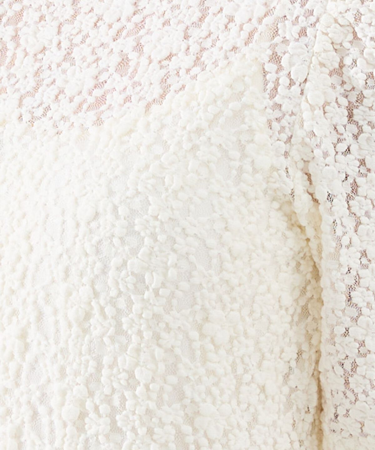 REDYAZEL「フラワーレース5分袖トップス」|Tシャツ・カットソー|