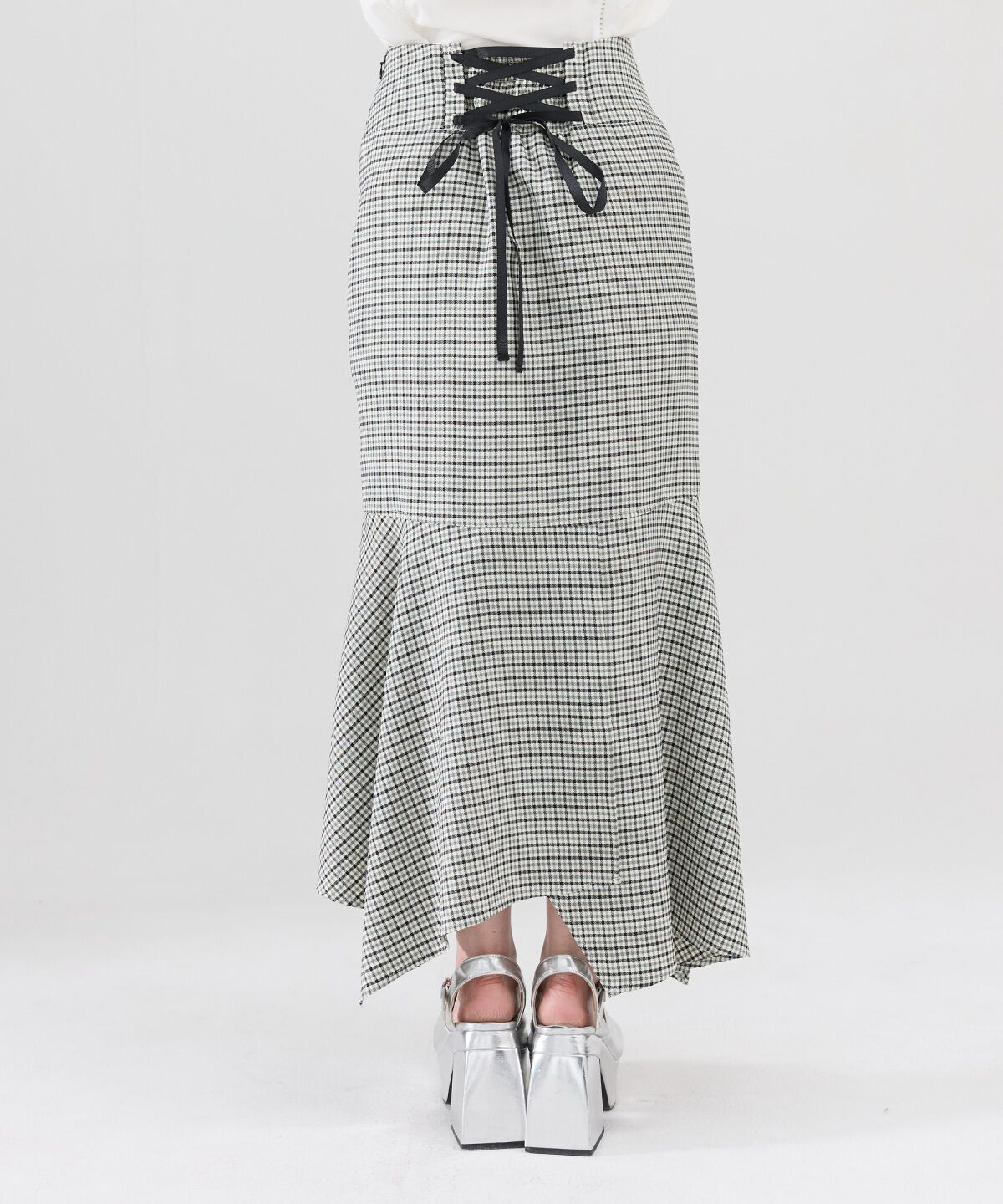 REDYAZEL「チェックマーメイドスカート」|タイト|