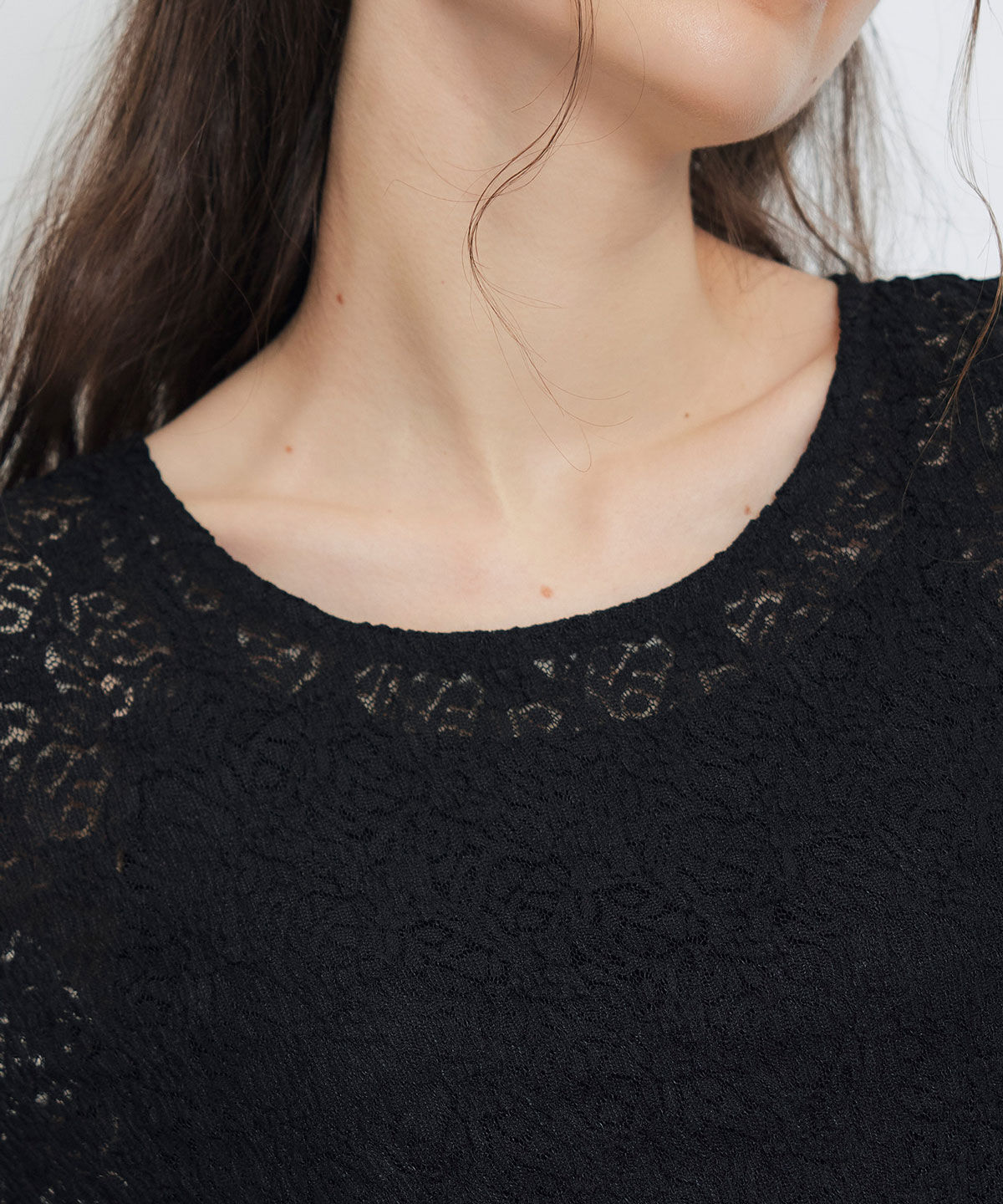 REDYAZEL「ボリュームスリーブシアーレースブラウス&times;ベーシックキャミソール」|Tシャツ・カットソー|