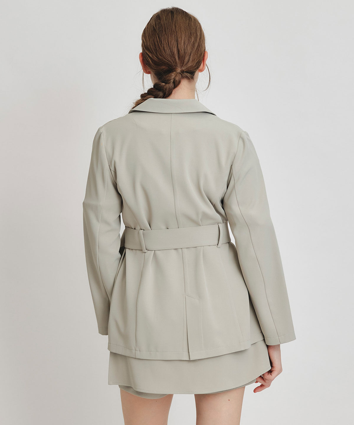 REDYAZEL「アイシーカラーウエストマークベルトテーラードジャケット」|テーラードジャケット|