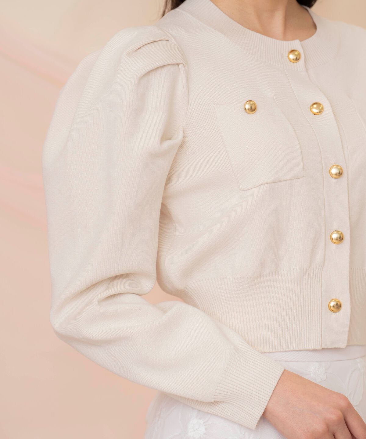 WILLSELECTION「ポケットデザインタックスリーブカーディガン」|カーディガン|