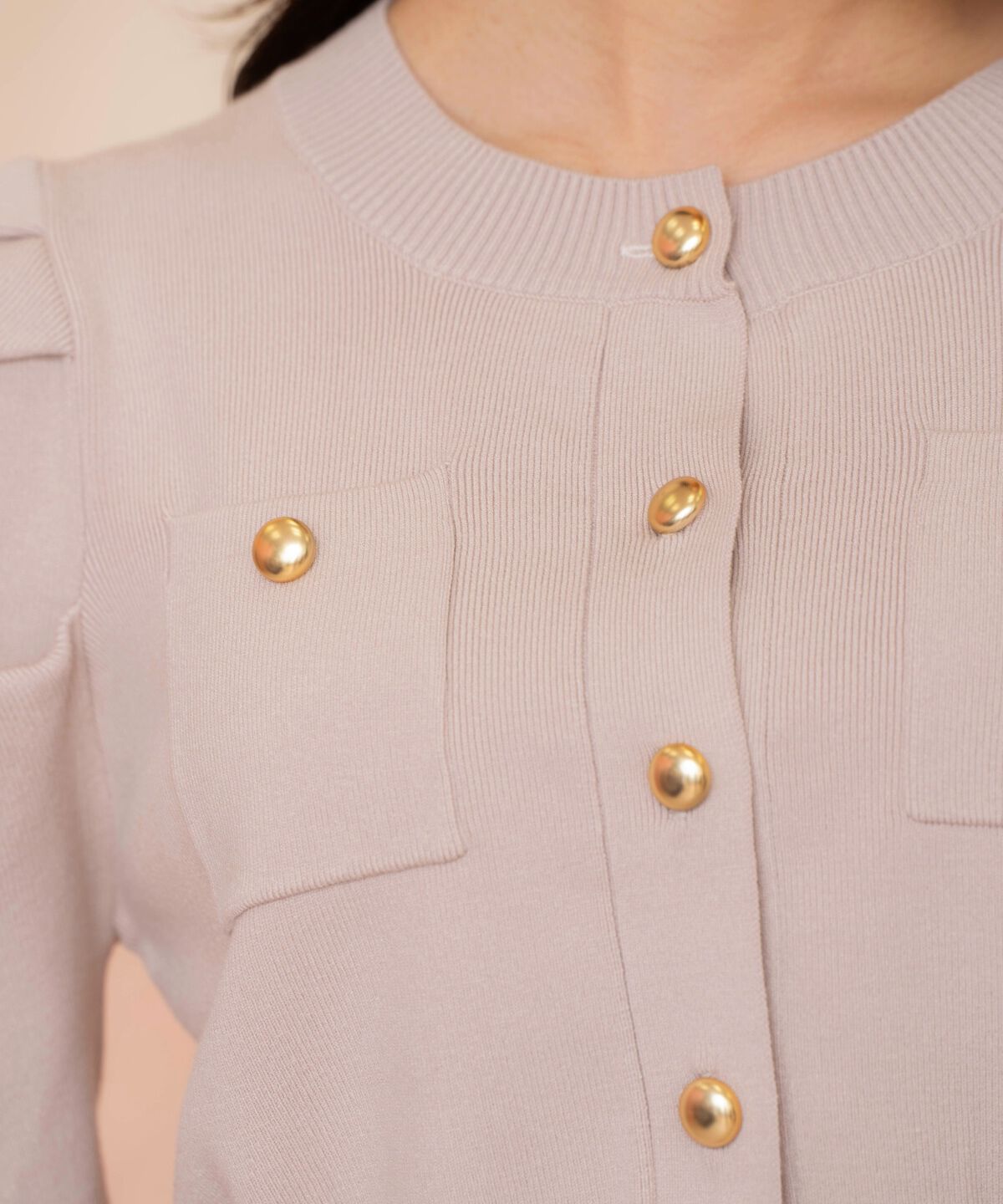 WILLSELECTION「ポケットデザインタックスリーブカーディガン」|カーディガン|