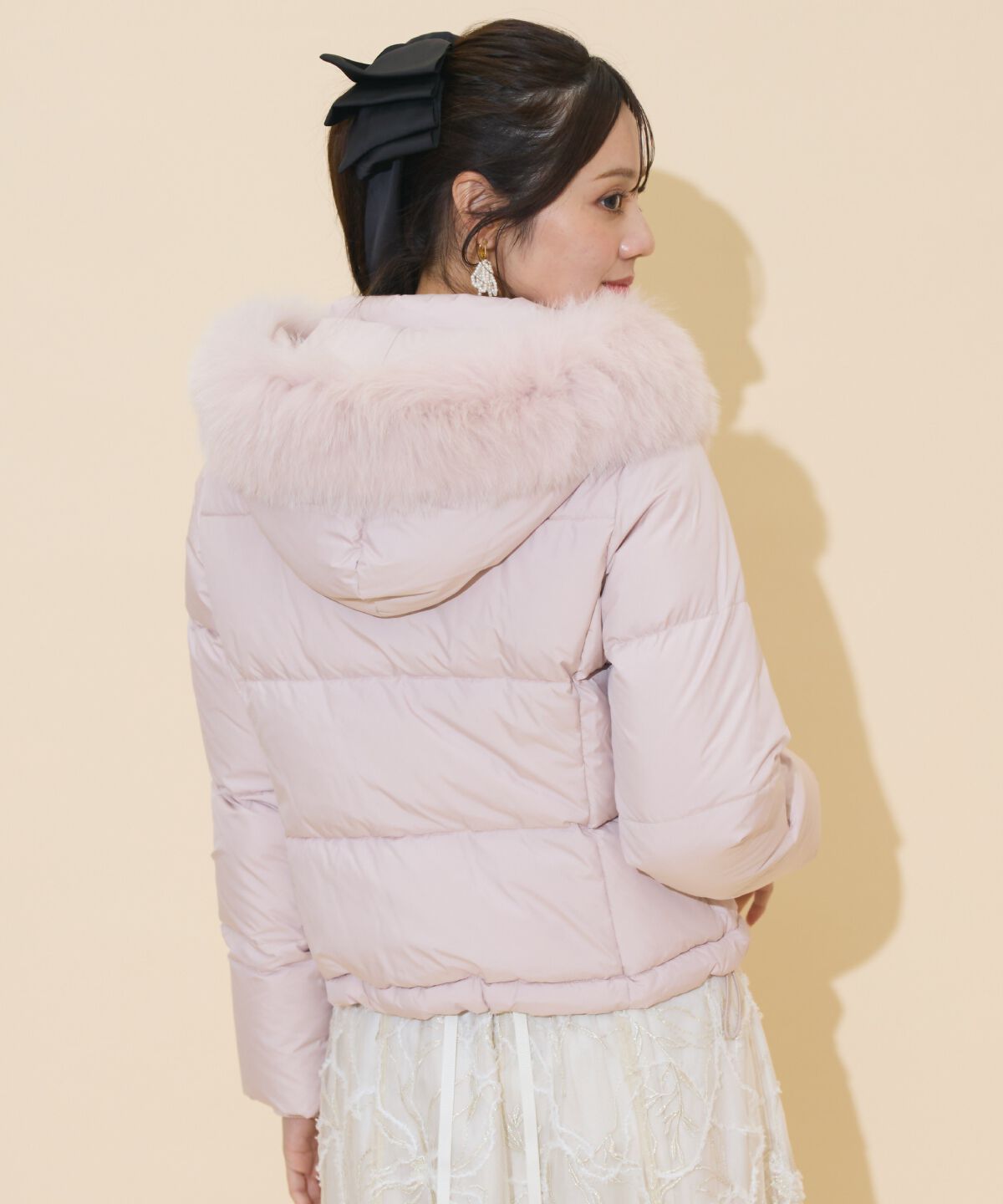 WILLSELECTION「ファー付きショートダウン」|ダウン|