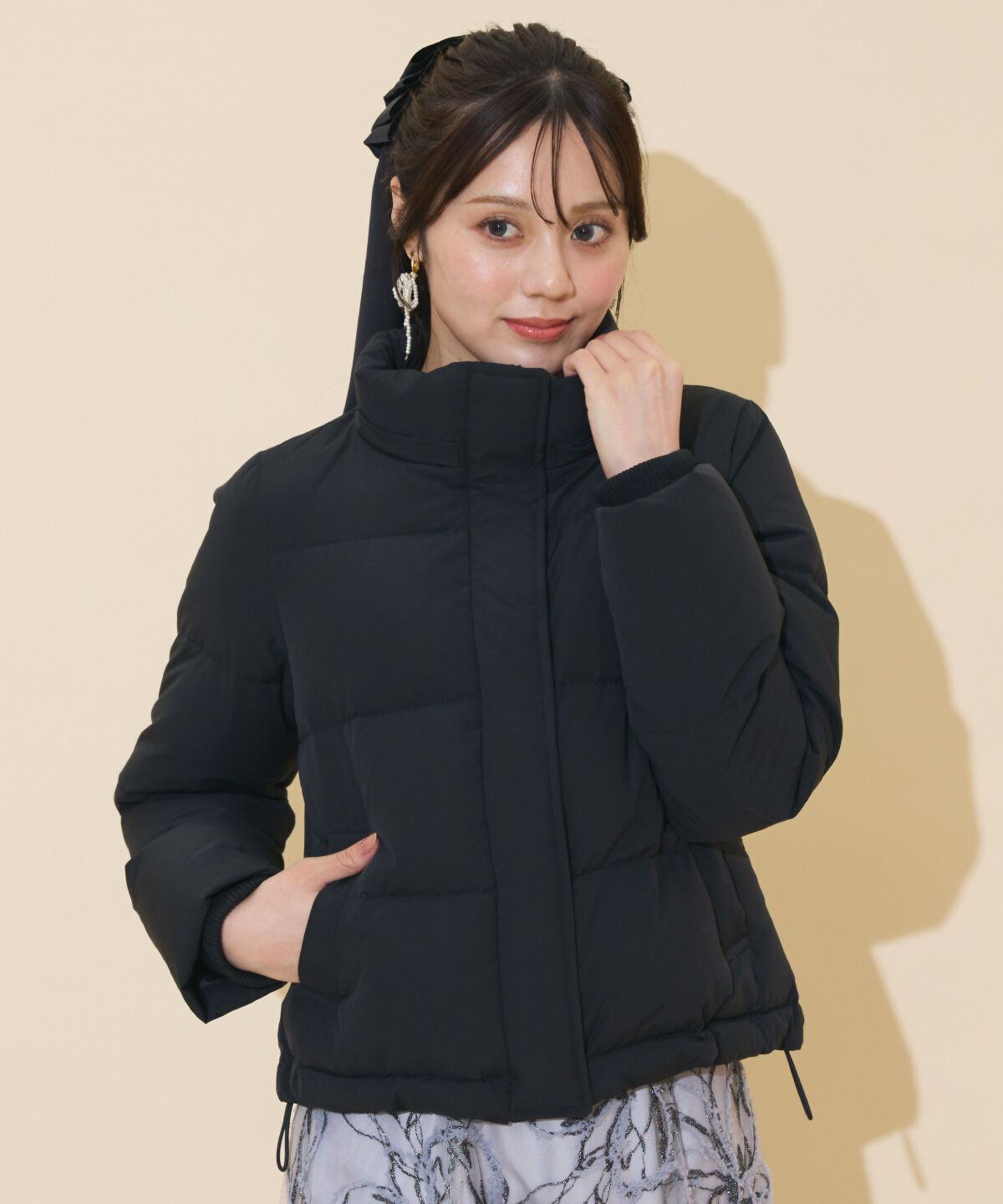 WILLSELECTION「ファー付きショートダウン」|ダウン|