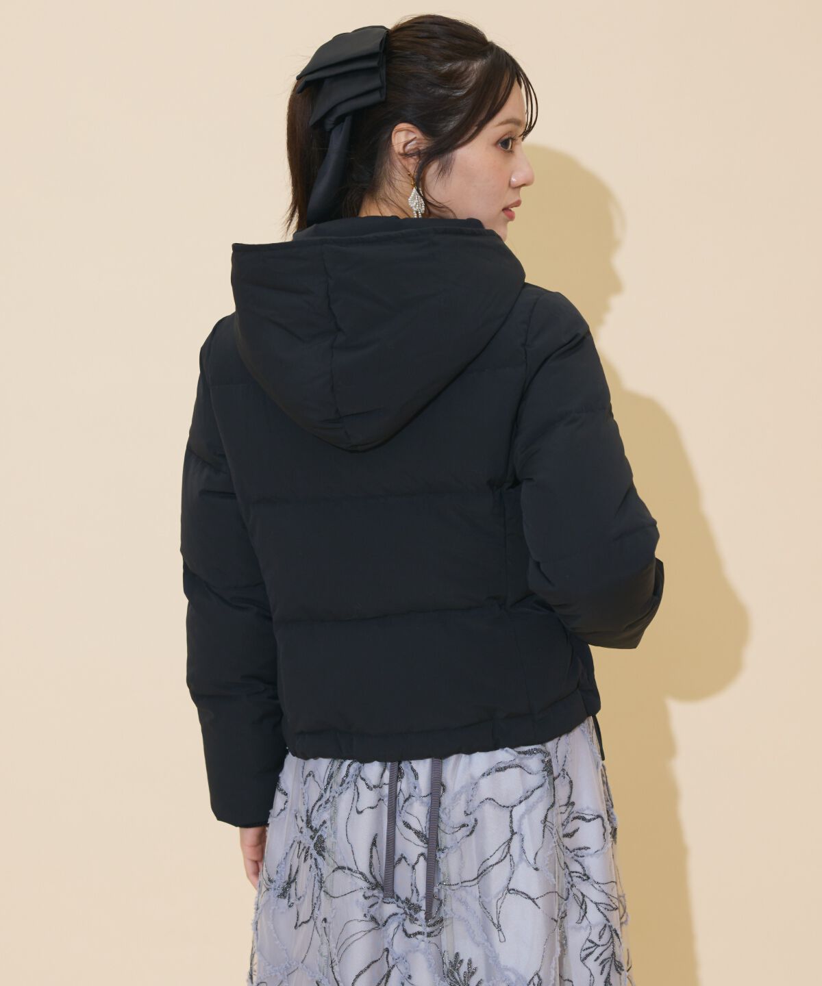 WILLSELECTION「ファー付きショートダウン」|ダウン|