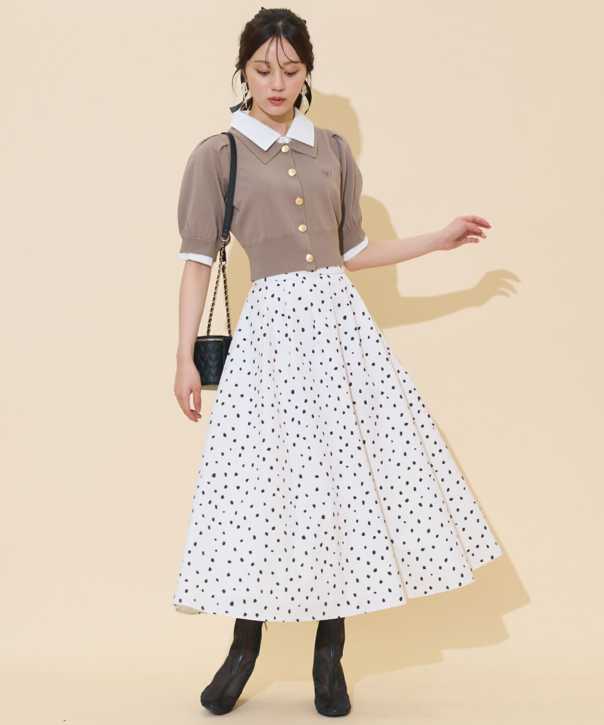 WILLSELECTION「レイヤードカラープルオーバー」|ニット・セーター|