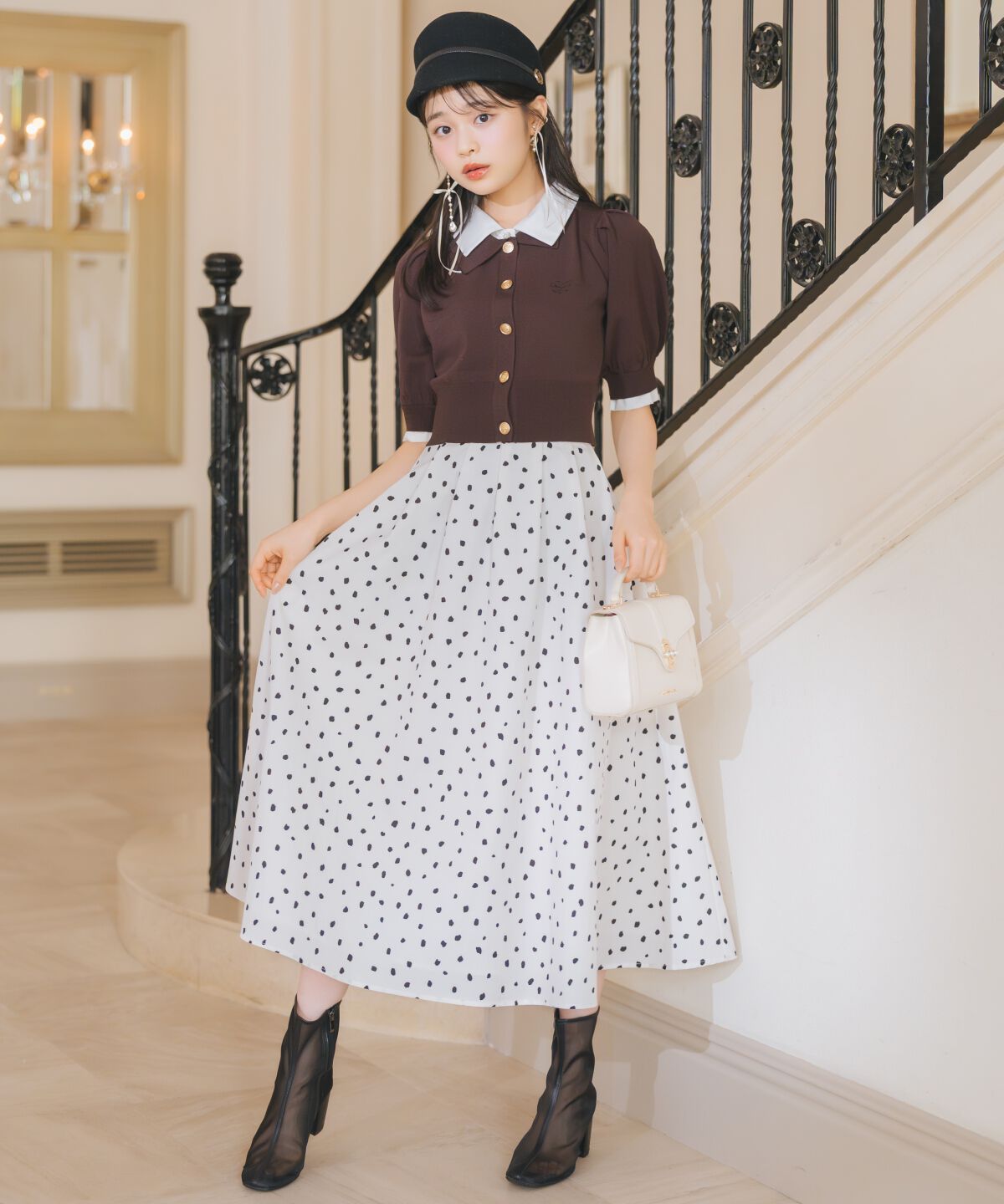 WILLSELECTION「レイヤードカラープルオーバー」|ニット・セーター|