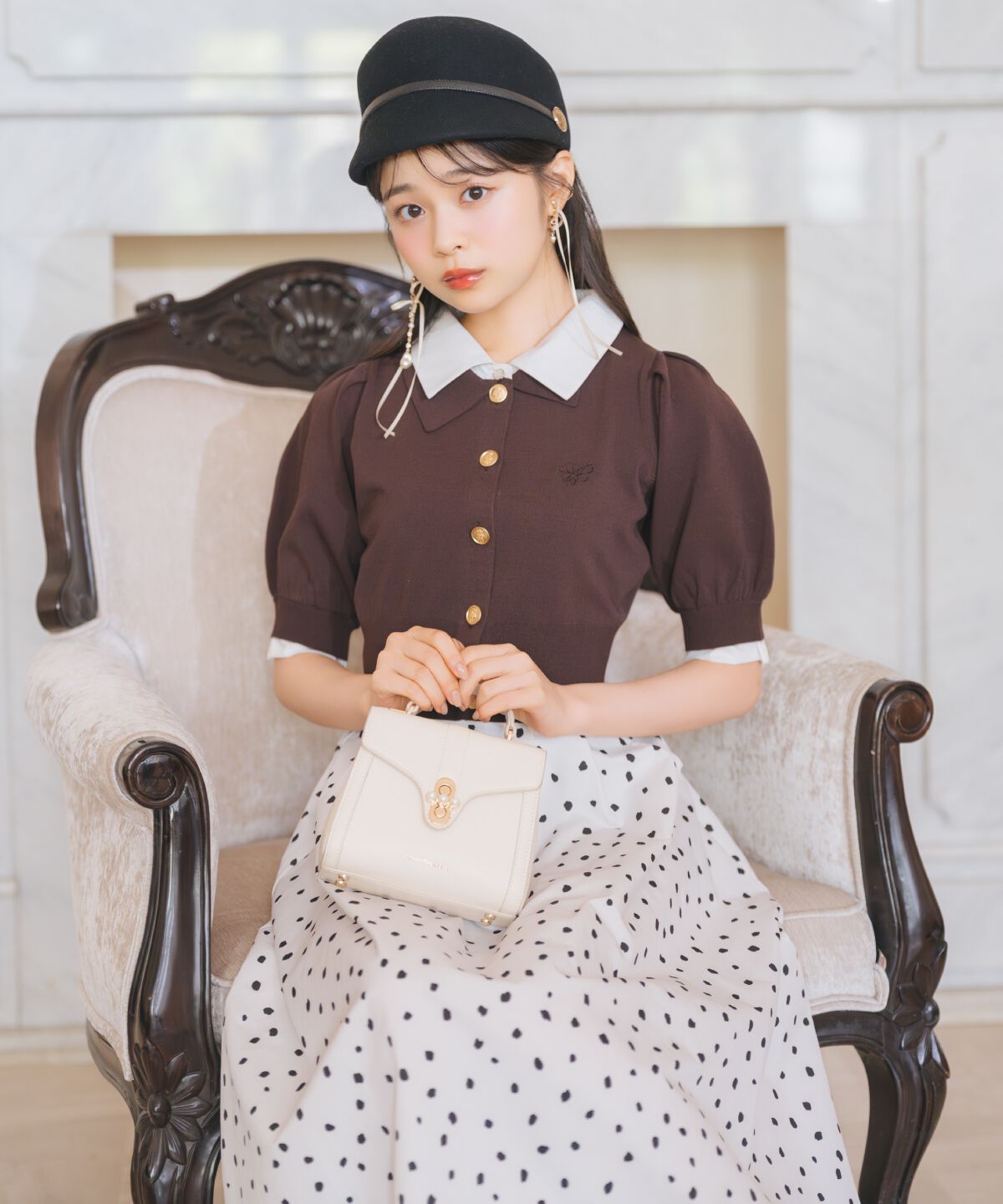 WILLSELECTION「レイヤードカラープルオーバー」|ニット・セーター|