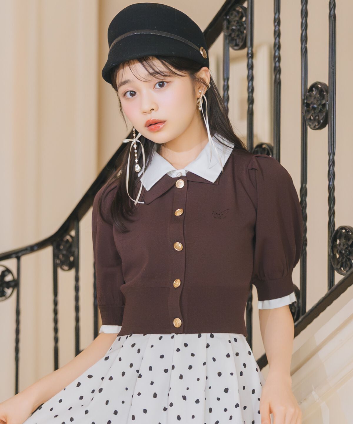 WILLSELECTION「レイヤードカラープルオーバー」|ニット・セーター|