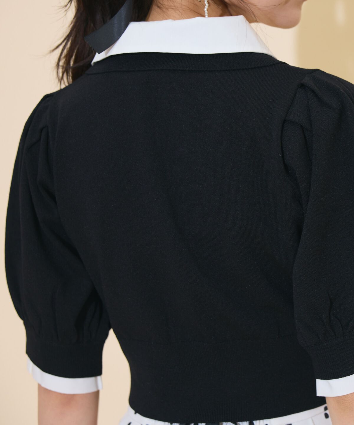 WILLSELECTION「レイヤードカラープルオーバー」|ニット・セーター|