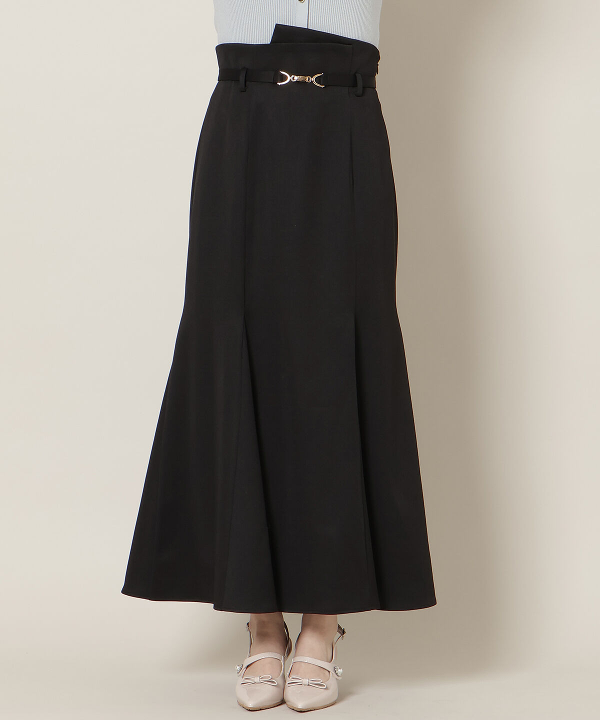WILLSELECTION「ビットベルト付きマーメイドスカート」|フレア|